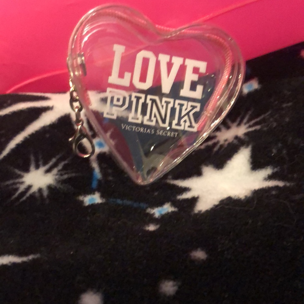 Pink vs coin pouch